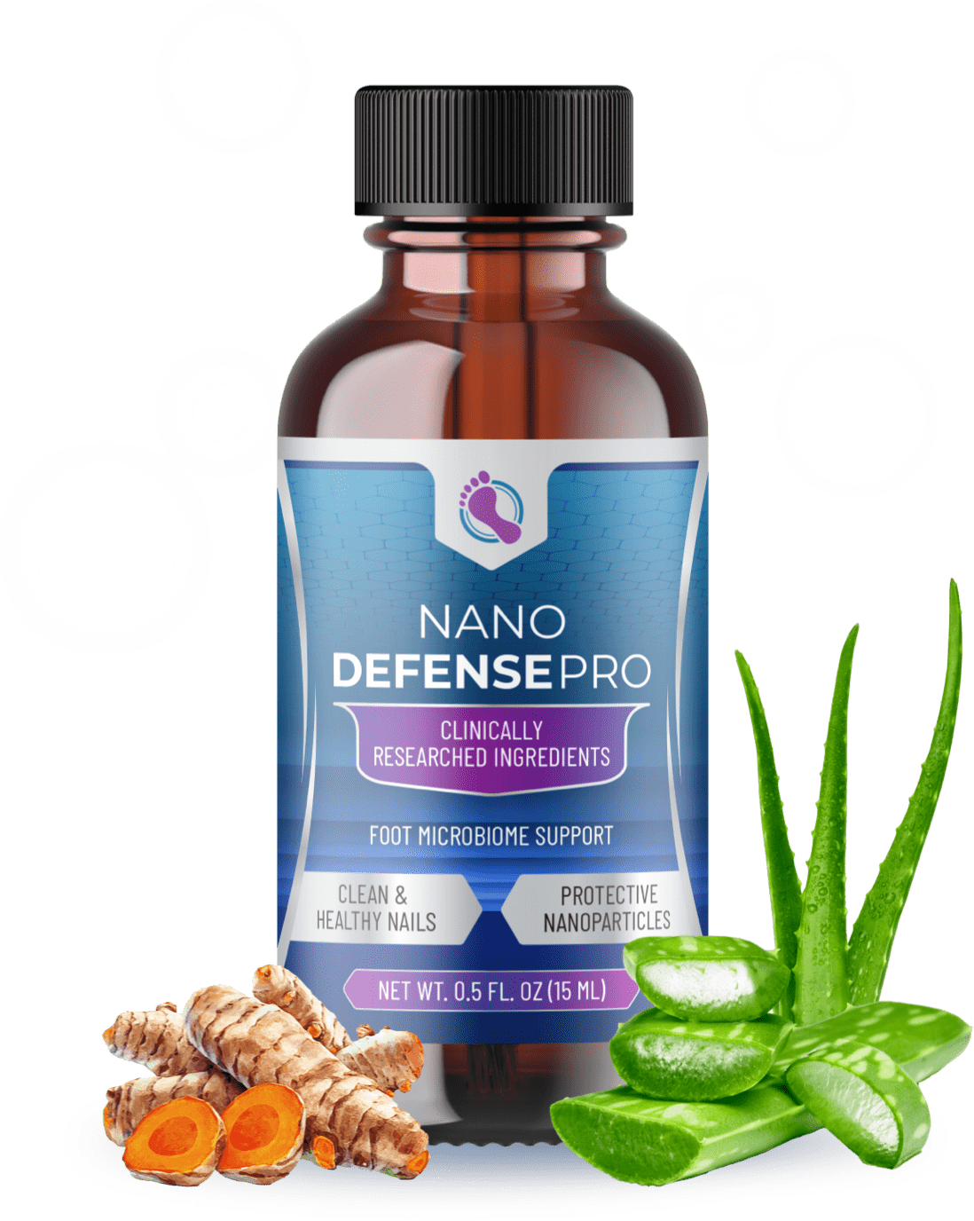 NanoDefense Pro topical nano serum for nail and skin appearance